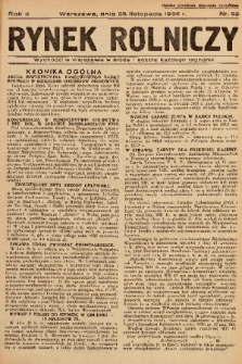 Rynek Rolniczy. 1936, nr 92