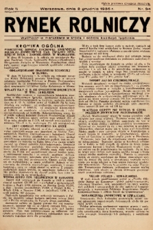 Rynek Rolniczy. 1936, nr 94