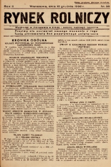 Rynek Rolniczy. 1936, nr 98