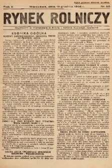 Rynek Rolniczy. 1936, nr 99
