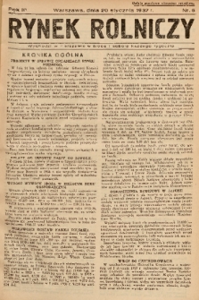 Rynek Rolniczy. 1937, nr 6