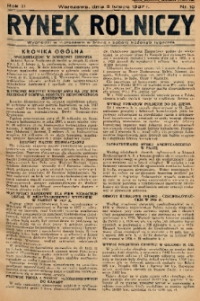 Rynek Rolniczy. 1937, nr 10