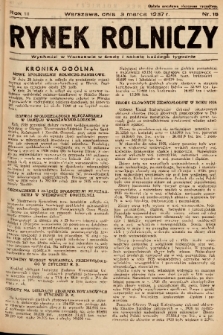 Rynek Rolniczy. 1937, nr 18