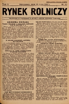 Rynek Rolniczy. 1937, nr 40