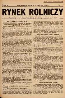 Rynek Rolniczy. 1937, nr 71