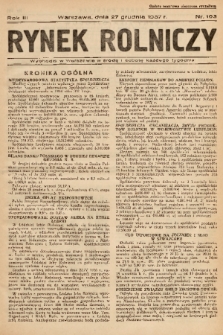 Rynek Rolniczy. 1937, nr 103