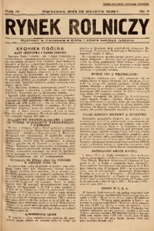 Rynek Rolniczy. 1938, nr 7