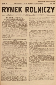Rynek Rolniczy. 1938, nr 96