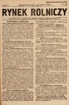 Rynek Rolniczy. 1938, nr 98