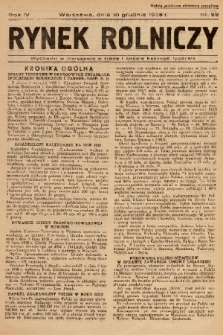 Rynek Rolniczy. 1938, nr 99