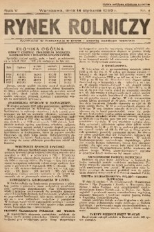 Rynek Rolniczy. 1939, nr 4