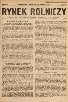Rynek Rolniczy. 1939, nr 8