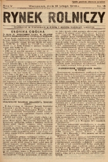 Rynek Rolniczy. 1939, nr 13