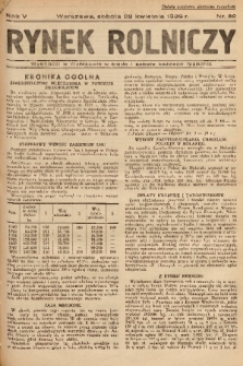 Rynek Rolniczy. 1939, nr 32