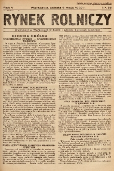 Rynek Rolniczy. 1939, nr 36