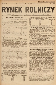 Rynek Rolniczy. 1939, nr 39