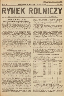 Rynek Rolniczy. 1939, nr 52