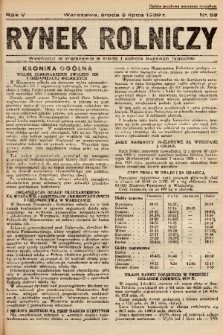 Rynek Rolniczy. 1939, nr 53