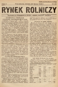 Rynek Rolniczy. 1939, nr 60