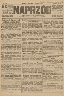 Naprzód : organ Polskiej Partyi Socyalistycznej. 1919, nr 176