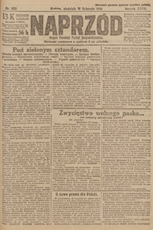 Naprzód : organ Polskiej Partyi Socyalistycznej. 1919, nr 262
