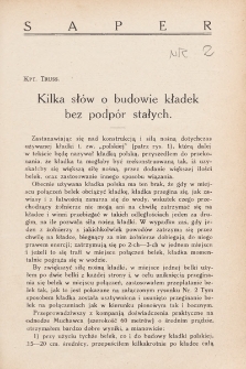 Przegląd Wojskowo-Techniczny. R. 1, 1927, t. 2, z. 2