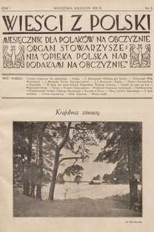 Wieści z Polski : miesięcznik dla Polaków na obczyźnie. 1928, nr 6