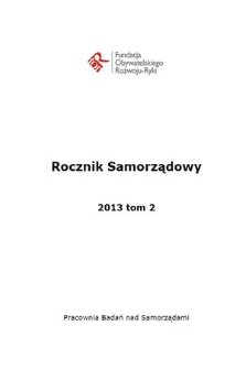 Rocznik Samorządowy. T. 2, 2013