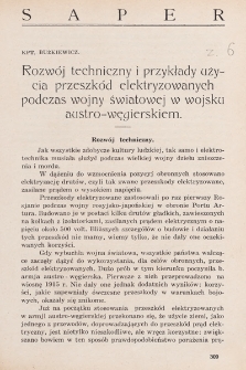 Przegląd Wojskowo-Techniczny. R. 3, 1929, t. 5, z. 6