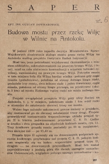 Przegląd Wojskowo-Techniczny. R. 4, 1930, t. 8, z. 6