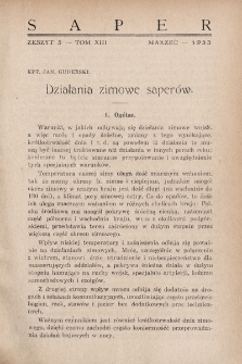 Przegląd Wojskowo-Techniczny. R. 7, 1933, t. 13, z. 3