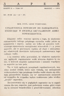 Przegląd Wojskowo-Techniczny. R. 8, 1934, t. 15, z. 3