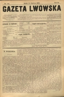 Gazeta Lwowska. 1906, nr 134