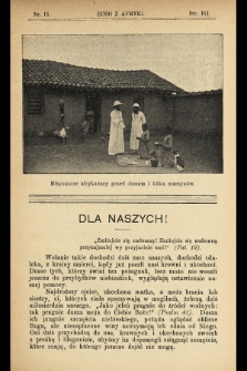 Echo z Afryki : pismo miesięczne illustrowane dla poparcia misyj katolickich w Afryce. 1909, nr 11