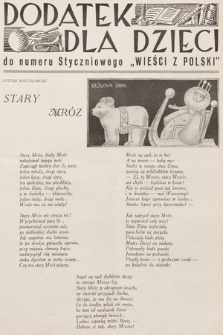 Dodatek dla Dzieci do [...] „Wieści z Polski”. 1930, nr 1