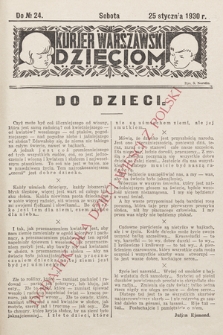 Kurjer Warszawski Dzieciom : dodatek dla dzieci „Wieści z Polski”. 1930, nr 2