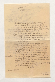 Brief von Friedrich Wilken an Alexander von Humboldt