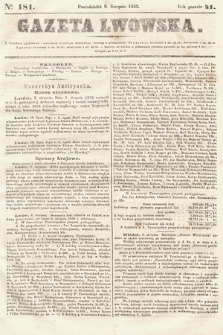 Gazeta Lwowska. 1852, nr 181