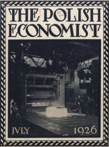 The Polish Economist : a monthly review of trade, industry and economics in Poland. 1926, nr 1