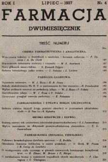 Farmacja. 1937, nr 4