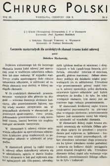 Chirurg Polski : czasopismo poświęcone chirurgji klinicznej i technice operacyjnej. 1938, nr 6