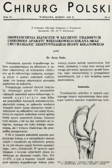 Chirurg Polski : organ Towarzystwa Chirurgicznego Warszawskiego. 1939, nr 3
