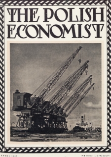 The Polish Economist : a monthly review of trade, industry and economics in Poland. 1927, nr 4