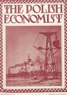 The Polish Economist : a monthly review of trade, industry and economics in Poland. 1927, nr 10