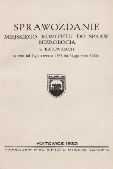 Wiadomości Administracyjne Miasta Katowic. 1933, z. 7 i 8