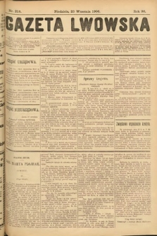 Gazeta Lwowska. 1906, nr 218