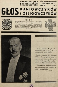 Głos Kaniowczyków i Żeligowczyków : organ Związku Kaniowczyków i Żeligowczyków. 1938, nr 1
