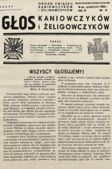 Głos Kaniowczyków i Żeligowczyków : organ Związku Kaniowczyków i Żeligowczyków. 1938, nr 10