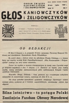 Głos Kaniowczyków i Żeligowczyków : organ Związku Kaniowczyków i Żeligowczyków. 1939, nr 7