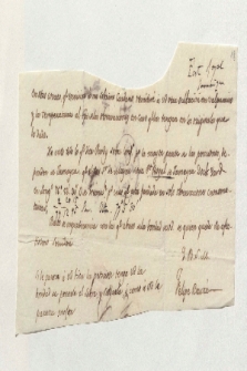 Brief von Felipe Bauzá an Alexander von Humboldt